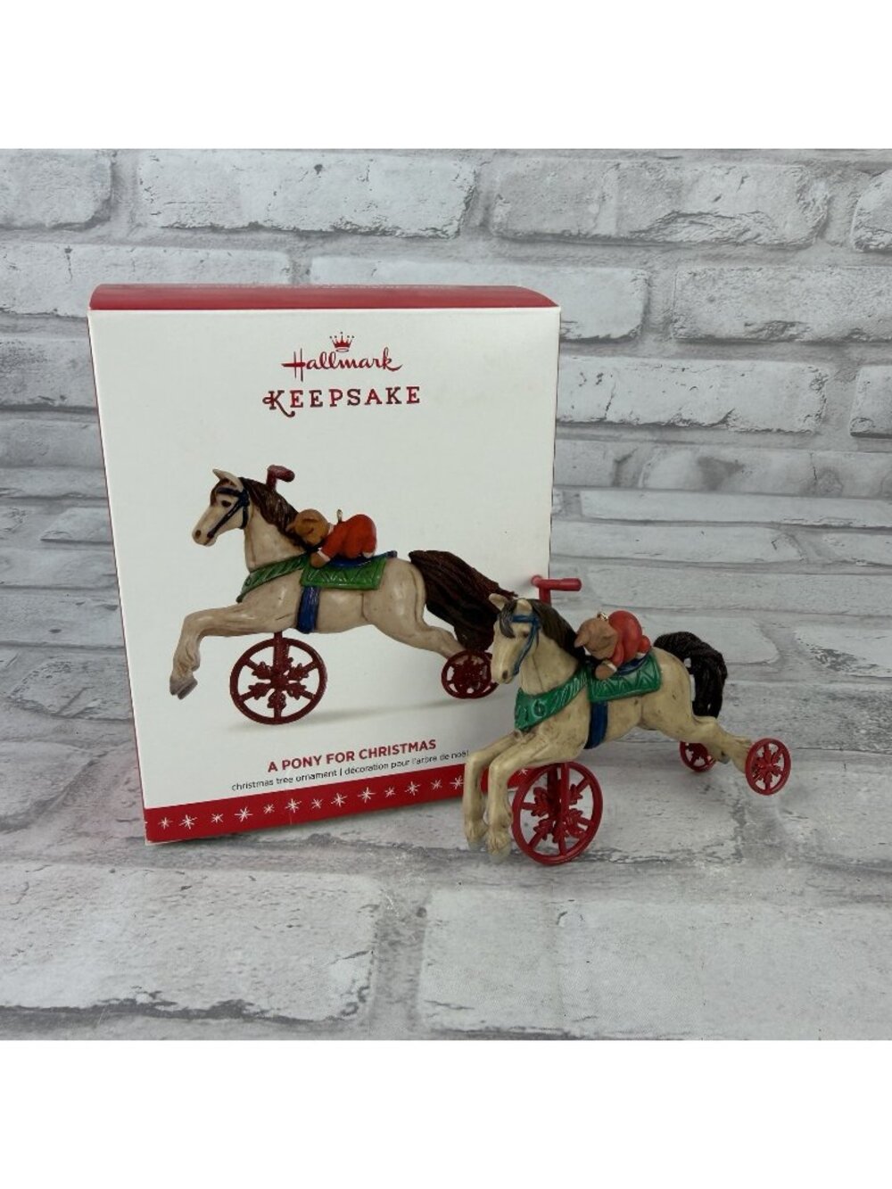 Hallmark Keepsake 2016 A Pony For Christmas Ornament 19th In Series NEW